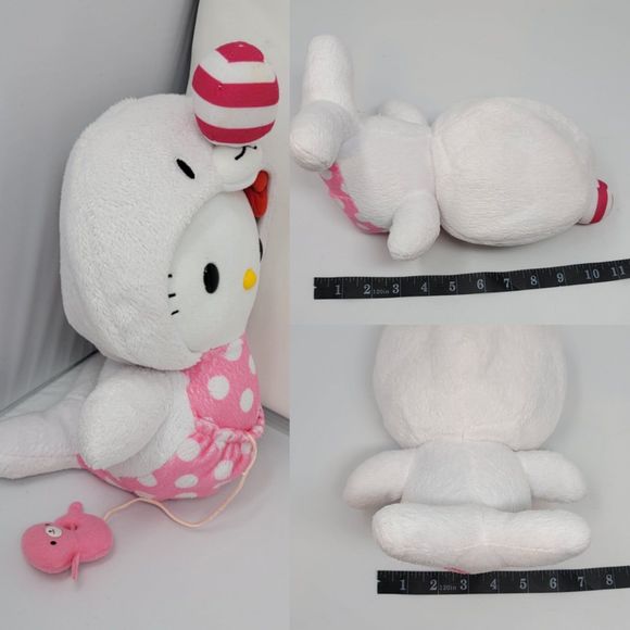 Hello Kitty Sanrio seal costume plush 2012 polka dot - Picture 9 of 10